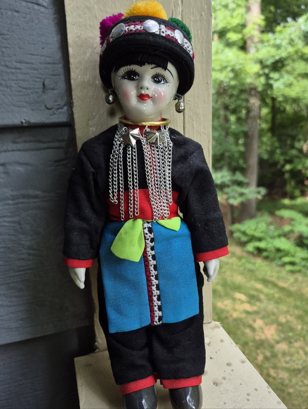 Vintage Thai Ethnic Hill Tribe Doll